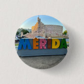 Merida, Mexiko - Round Button (Vorderseite)
