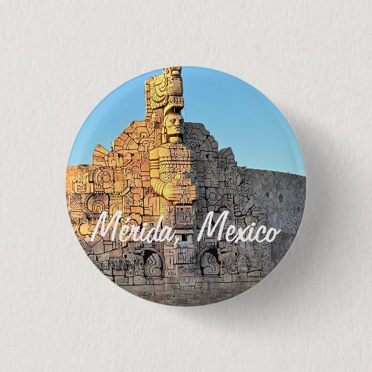 Merida, Mexiko - Round Button (Vorderseite)