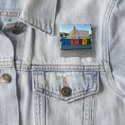 Merida, Mexiko - Square Button (Beispiel)