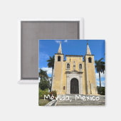 Merida, Mexiko - Square Magnet (Vorderseite/Rückseite)