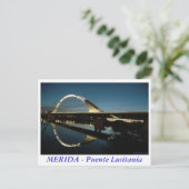 MERIDA - Puente Lusitania Postkarte (Stehend Vorderseite)