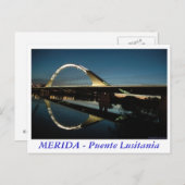 MERIDA - Puente Lusitania Postkarte (Vorne/Hinten)