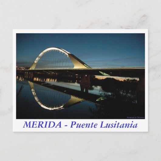 MERIDA - Puente Lusitania Postkarte (Vorderseite)