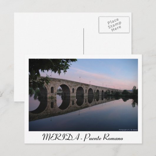 MERIDA - Puente Romano Postkarte (Vorne/Hinten)
