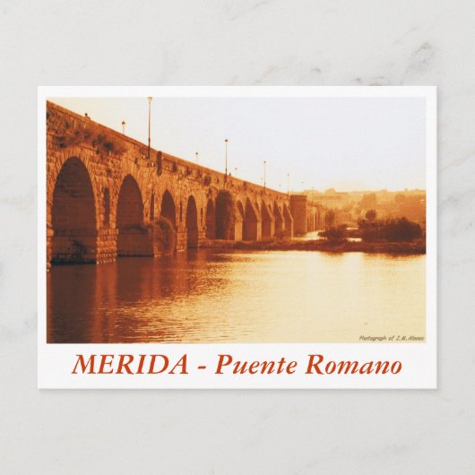 MERIDA - Puente Romano Postkarte (Vorderseite)