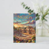 Mérida Spanien Postkarte (Stehend Vorderseite)