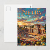 Mérida Spanien Postkarte (Vorne/Hinten)