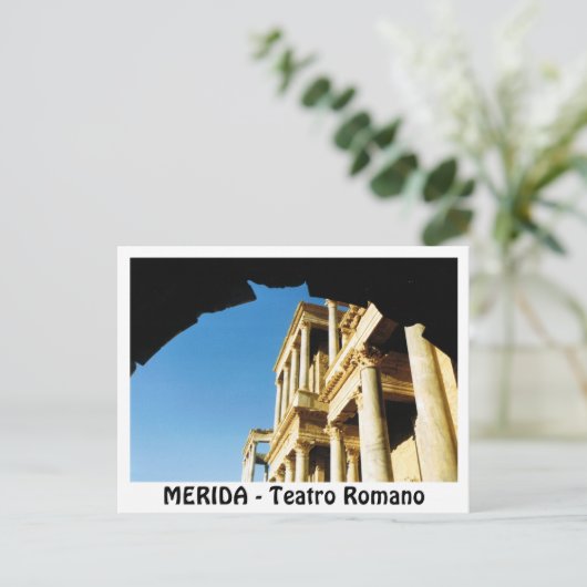 MERIDA - Teatro Romano Postkarte (Stehend Vorderseite)