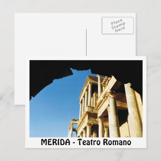 MERIDA - Teatro Romano Postkarte (Vorne/Hinten)