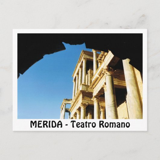 MERIDA - Teatro Romano Postkarte (Vorderseite)