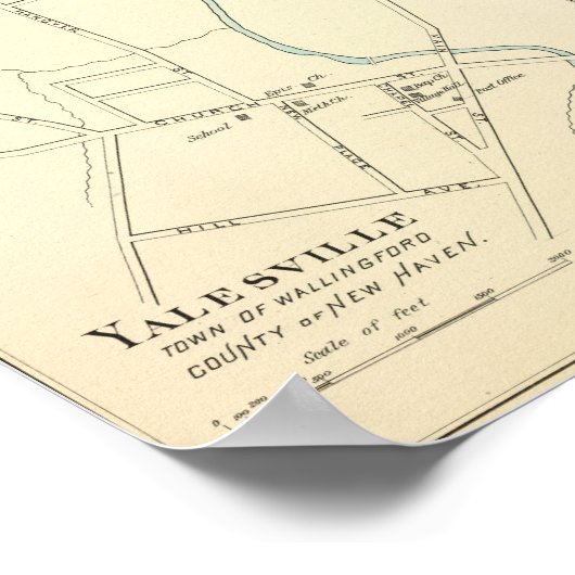 Meriden Nord Poster (Ecke)