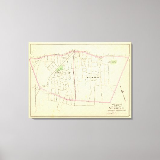 Meriden Süd Leinwanddruck (Vorderseite)