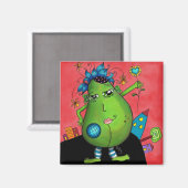 Meridian Avocado Magnet (Vorderseite/Rückseite)