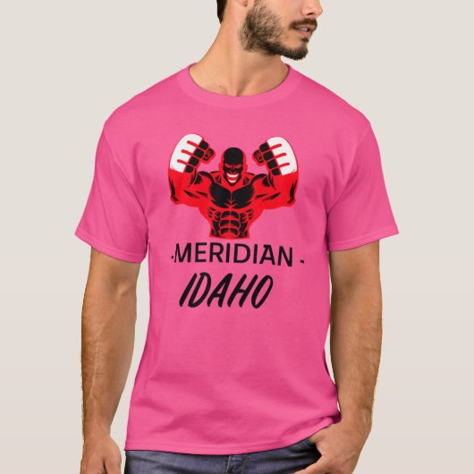 MERIDIAN IDAHO MMA FIGHTER Oversized T-Shirt (Vorderseite)