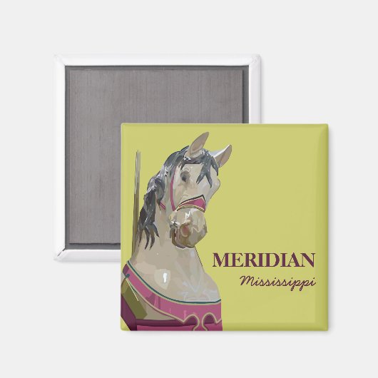 Meridian Square Magnet (Vorderseite/Rückseite)