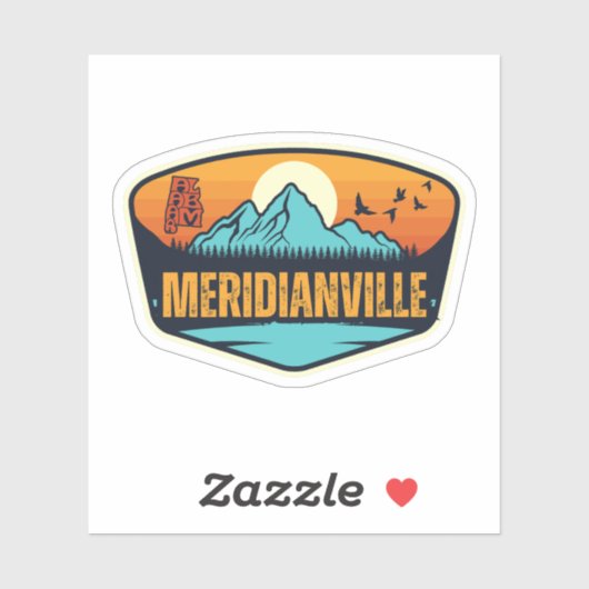 Meridianville, Alabama Aufkleber (Blatt)