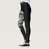Meridies Pferd - grauer Strudel Leggings (Links)
