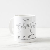 Merilyn Peptidname Tasse (Vorderseite Links)