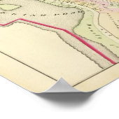 Merino Pond und Manton Pond Atlas Karte Poster (Ecke)