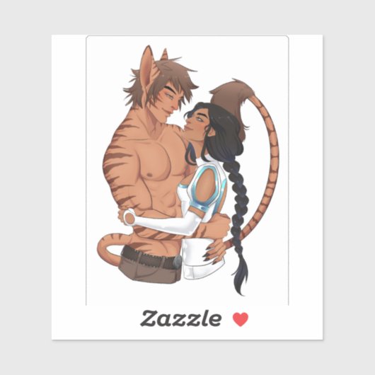 Merit und Kalini Swoon Aufkleber (Blatt)