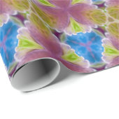 Meriwear Floral Haze Chic Romantic Geschenkpapier (Rolleneckpunkt)