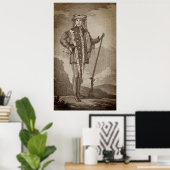 Meriwether Lewis in Indian Dress (Shoshone) Poster (Heimbüro)
