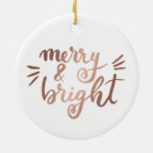 Merk und hell - Kupfer Keramik Ornament (Hinten)