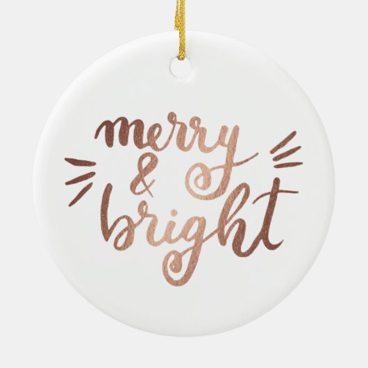 Merk und hell - Kupfer Keramik Ornament (Hinten)