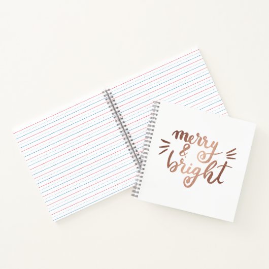 Merk und hell - Kupfer Notizblock (Innenseite)