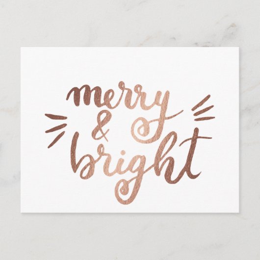 Merk und hell - Kupfer Postkarte (Vorderseite)