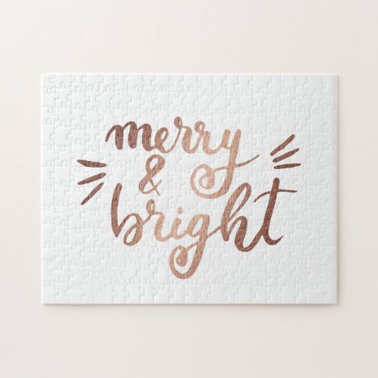 Merk und hell - Kupfer Puzzle (Horizontal)