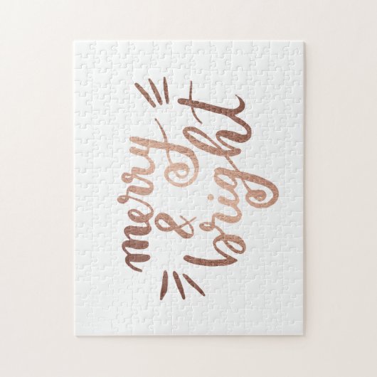 Merk und hell - Kupfer Puzzle (Vertikal)