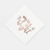 Merk und hell - Kupfer Serviette (Ecke)