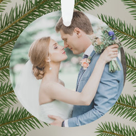 Merk und Verheiratet | Neugeborene Weihnachten Ornament