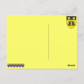 merkaba-Blume Postkarte (Rückseite)