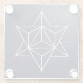 Merkaba coaster glasuntersetzer (Rückseite)