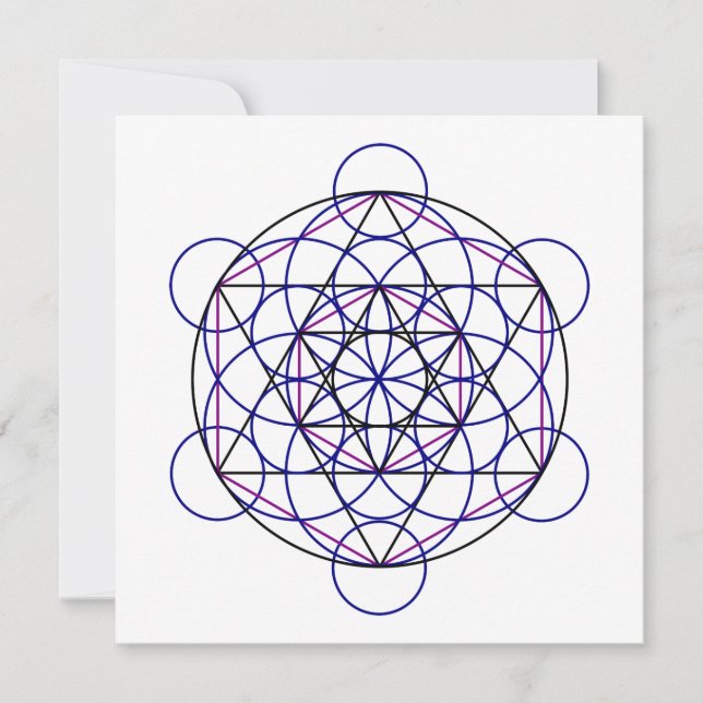 Merkaba-Energiefeld aus unseren 7 Tschakras (Vorderseite)