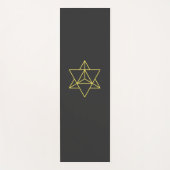 Merkaba Sacred Geometry Yogamatte (Vorderseite)