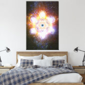 Merkaba - Schutzenergie des Universums Leinwanddruck (Insitu (Schlafzimmer))