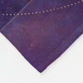 Merkabah in Blume des Lebens - Heilige Geometrie Fleecedecke (Ecke)