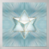 Merkabah - leichter Marmor Poster (Vorne)