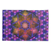 Merkabah Mandala Pattern Kissenbezug (Rückseite)