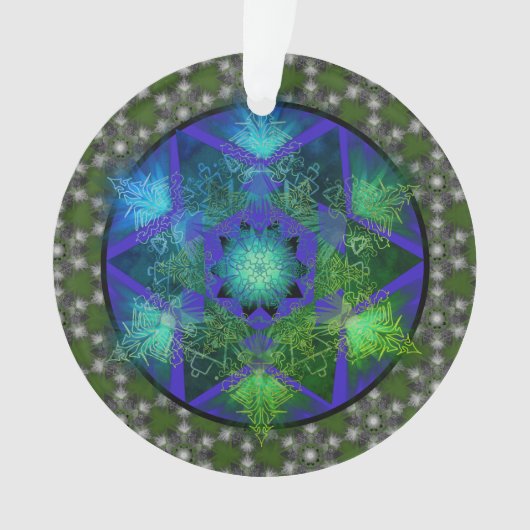 Merkabah Mandala Pattern Ornament (Vorderseite)