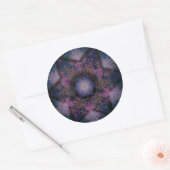 Merkabah Mandala Pattern Runder Aufkleber (Umschlag)