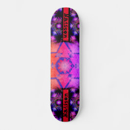 Merkabah Mandala Pattern Skateboard