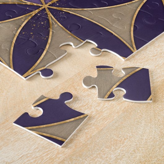 Merkabah zur Blume des Lebensmusters Puzzle (Seite)