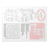 Merkblatt 8.5 "x11" Notepad für die Osteraktivität Notizblock (Vorderseite)