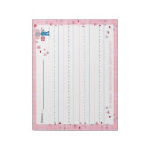 Merkblatt für die Februar-Handschrift | Early Ed Notizblock (Rotiert)