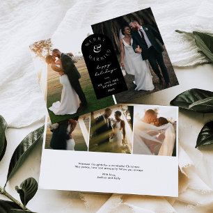 Merke und Verheiratete Hochzeitskarte Foto Einladung