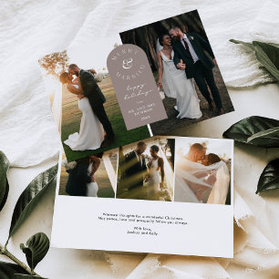 Merke und Verheiratete Hochzeitskarte Foto Einladung